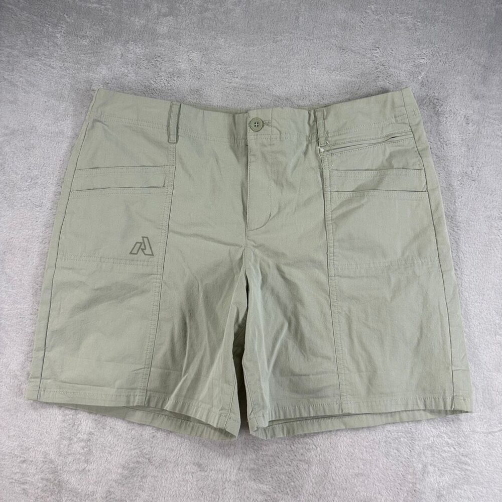 Eddie Bauer First Ascent Hiking Shorts Khaki Utility Outdoor Trail Womens Size 1